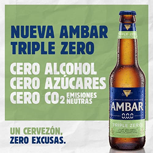 Cerveza Ambar Triple Zero 0.0.0 25 cl pack 24 botellines